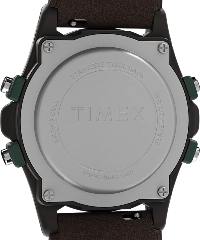 Timex Atlantis 40mm Fabric and Leather Strap Watch TW2V44300