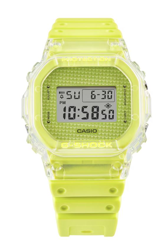 G-Shock Yellow Resin Band Watch DW5600GL-9D