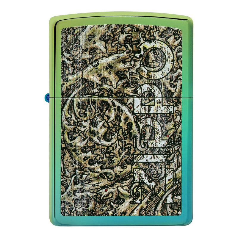 Zippo Colour Logo Teal Lighter