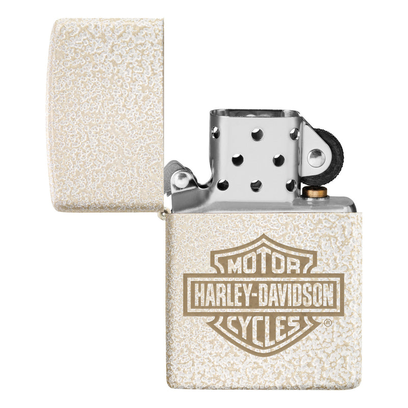 Zippo 哈雷戴维森水星激光雕刻打火机 99467 