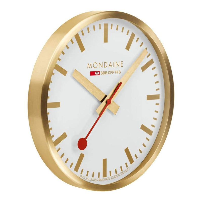 MONDAINE OFFICIAL SWISS RAILWAYS WALL CLOCK