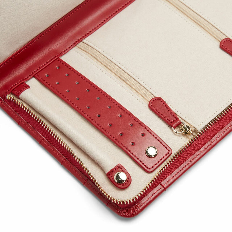 Wolf Caroline Large Jewellery Portfolio Red 324072