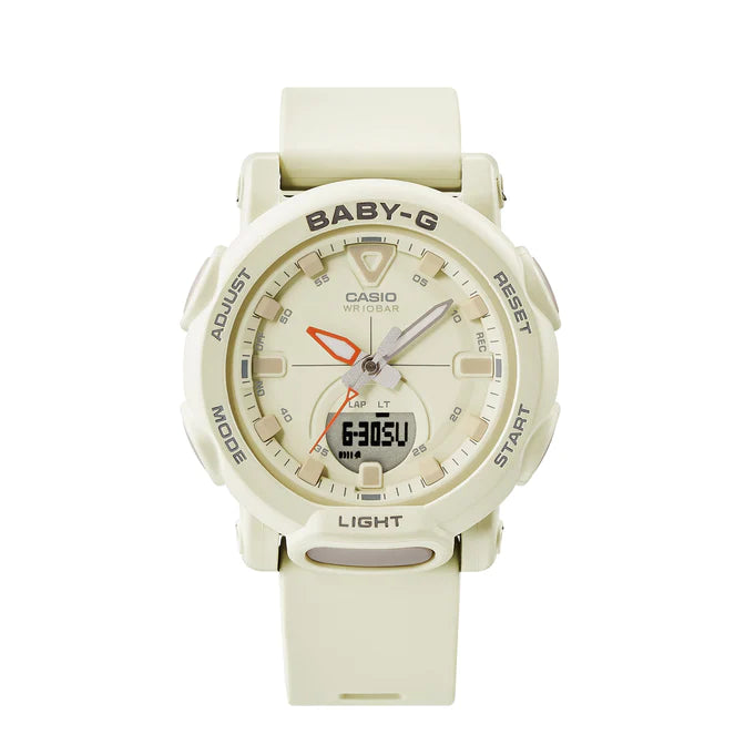 Baby-G Standard Analog Digital Beige Resin Band Watch BGA310-7A