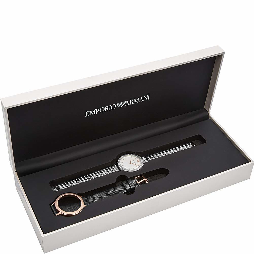 Emporio Armani Women's Elegant Stainless Steel Watch Set AR80020