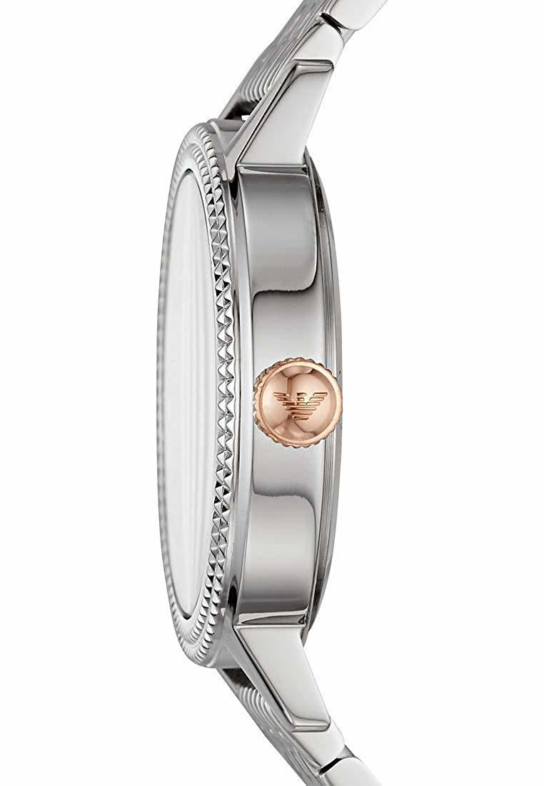Emporio Armani Women's Elegant Stainless Steel Watch Set AR80020