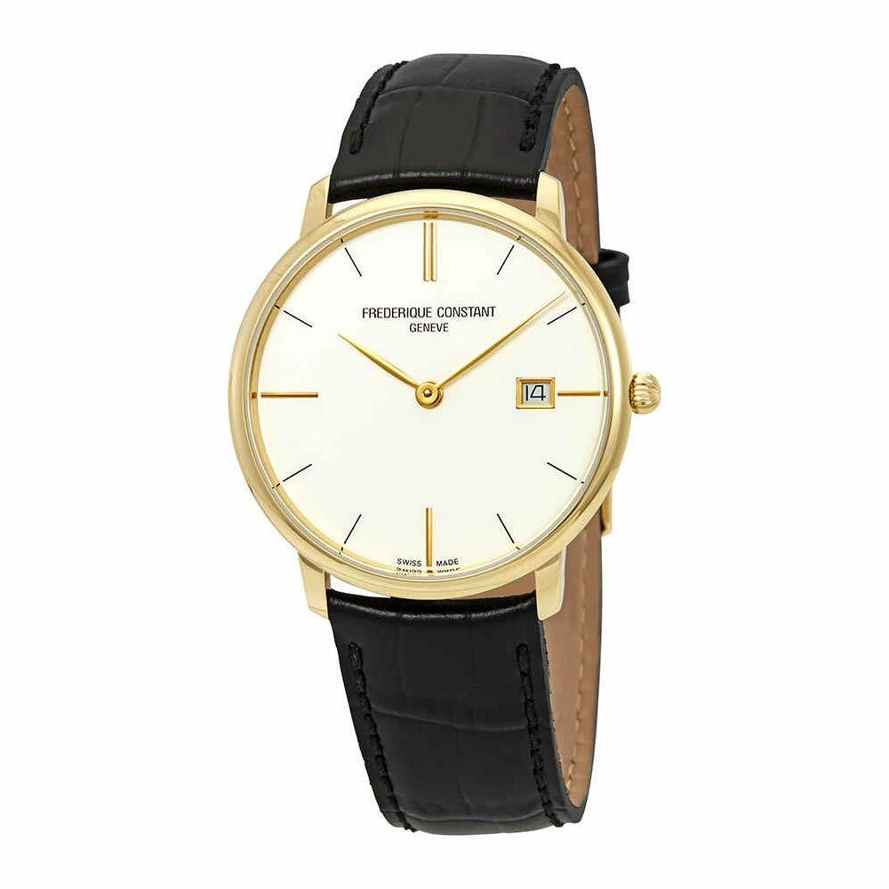 Frederique Constant Slimline White Dial Fc-220Bv5S5 Mens Watch