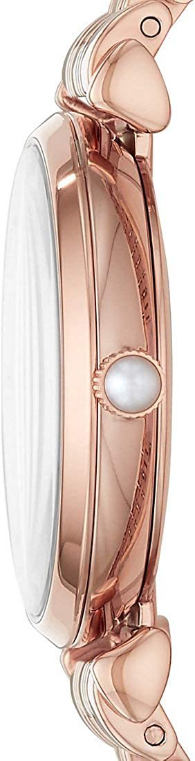 Emporio Armani AR11267 Elegant Women's Quartz Watch with White Dial