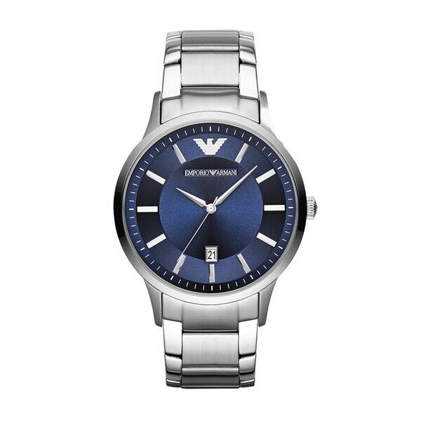 Armani Quartz Blue Dial Mens Watch