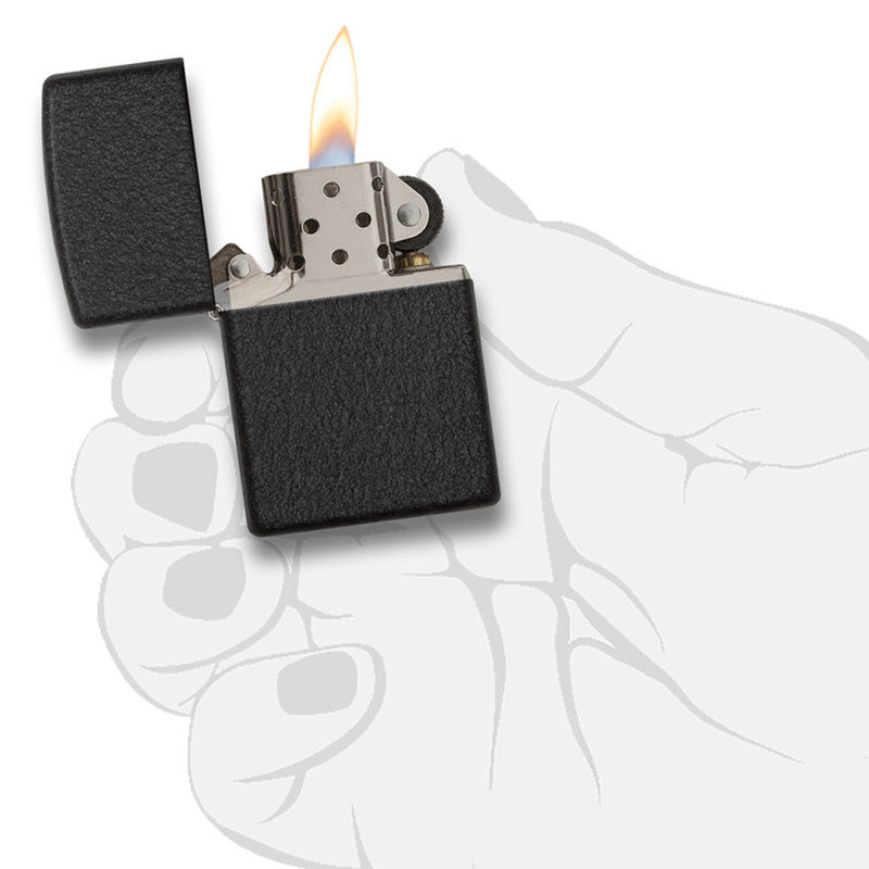 Zippo 236 黑色裂纹打火机