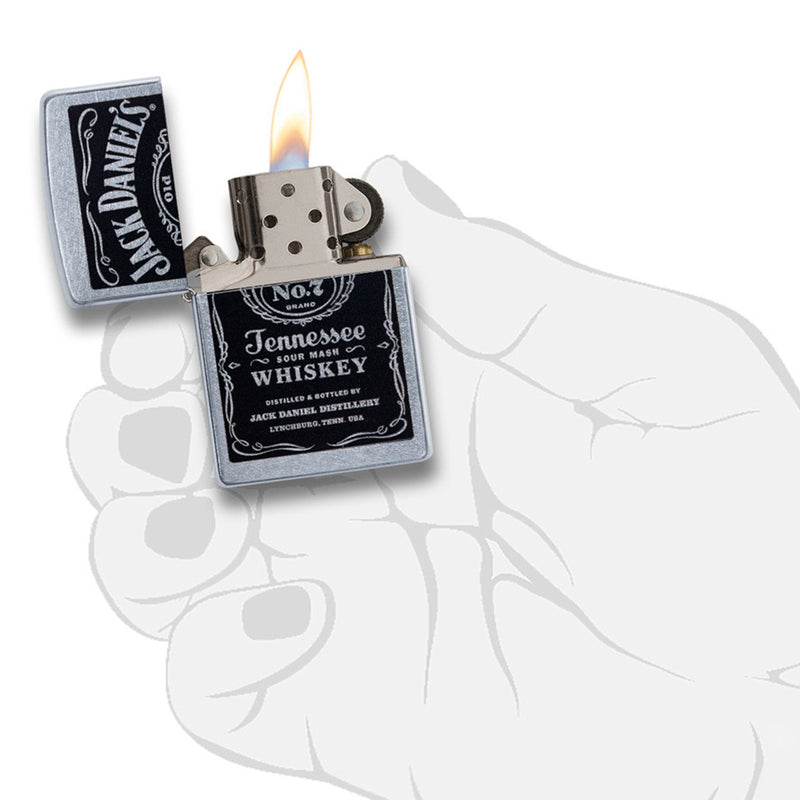 Zippo 24779 杰克丹尼 (Jack Daniels) 标签打火机