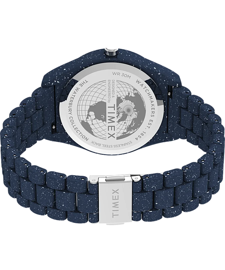 Timex Waterbury Ocean Recycled Plastic Bracelet Watch TW2V37400