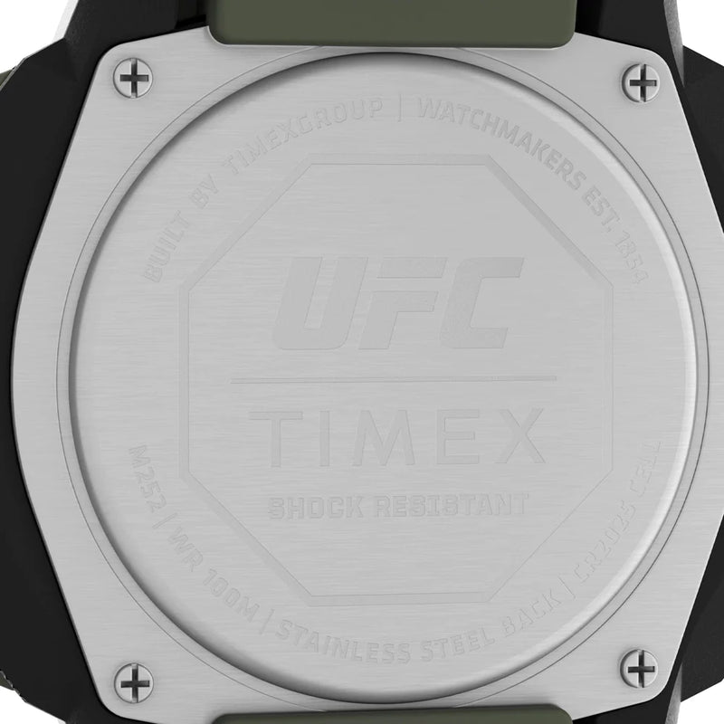 Timex UFC Core Shock 45mm Resin Strap Watch TW4B27500