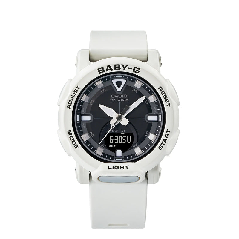 Baby-G Digital Analog White Resin Band Watch BGA310-7A2