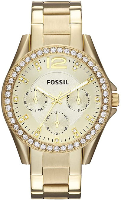 Fossil 多功能香槟色表盘女式手表 ES3203