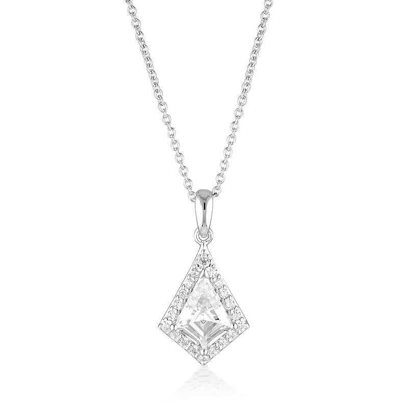 GEORGINI ROCK STAR SHIELD SILVER PENDANT