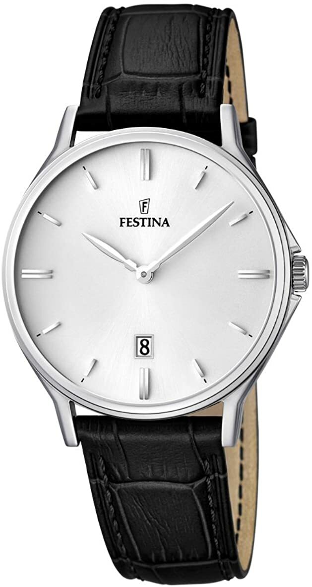 Festina Quartz Men's Watch with Classic Design, Date Feature and Water-Resistance