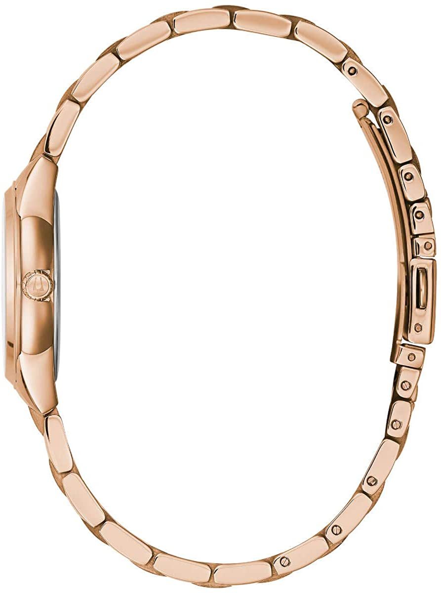 Bulova Classic Rose Gold Diamond Watch 97P151