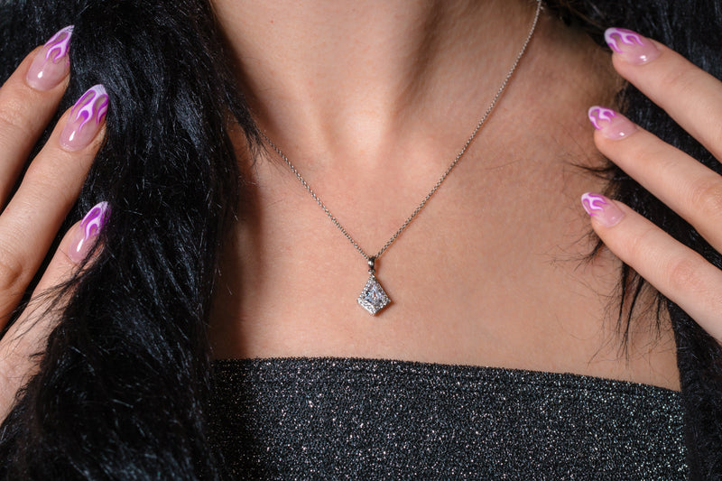 GEORGINI ROCK STAR SHIELD SILVER PENDANT