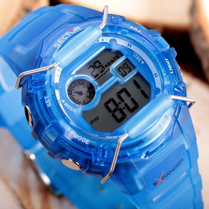 Sector EX-05 Blue Digital Watch R3251526001