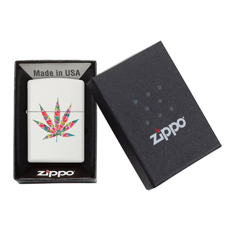 Zippo 花卉杂草设计打火机 99730 