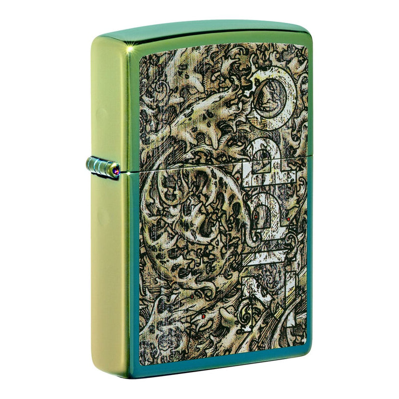 Zippo Colour Logo Teal Lighter