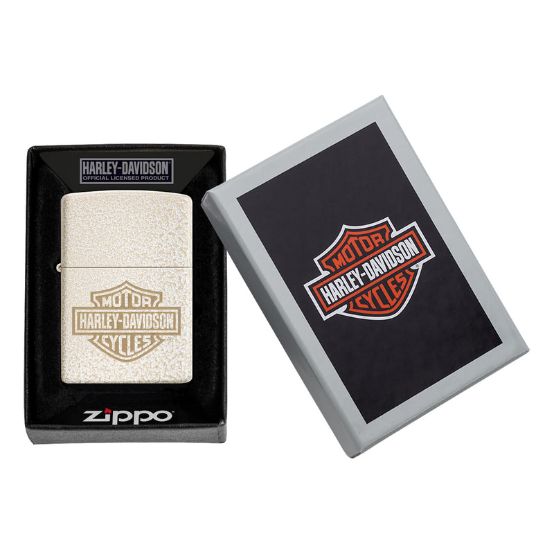 Zippo 哈雷戴维森水星激光雕刻打火机 99467 