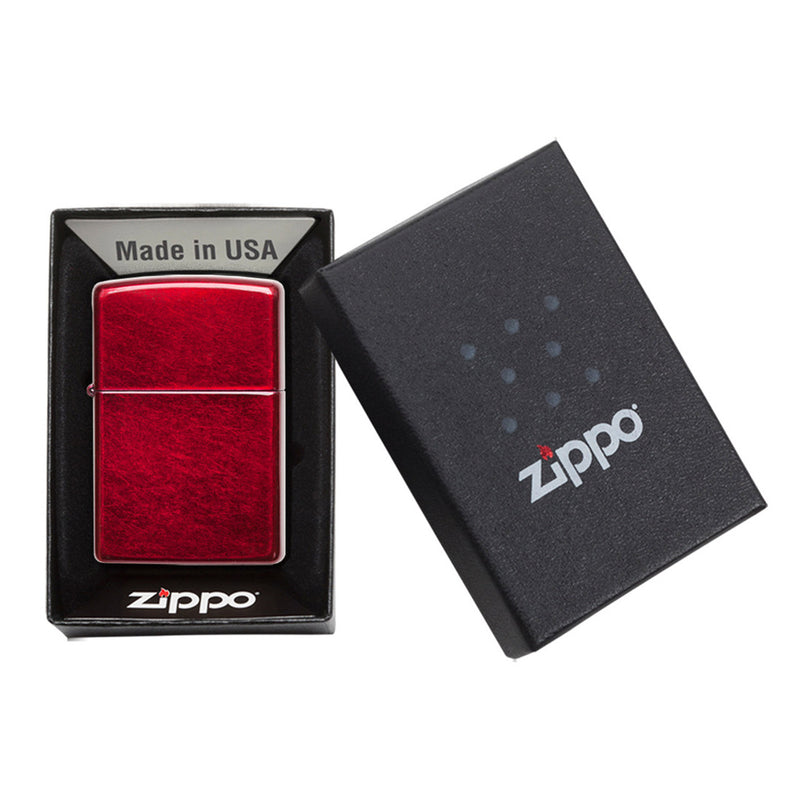 Zippo 糖果苹果红色打火机