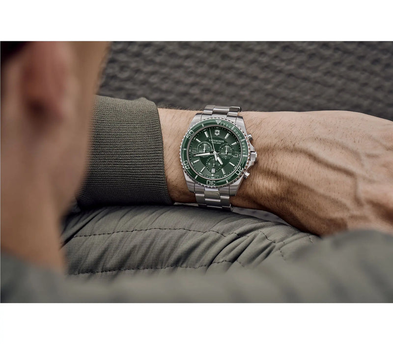 Victorinox maverick chronograph green sale