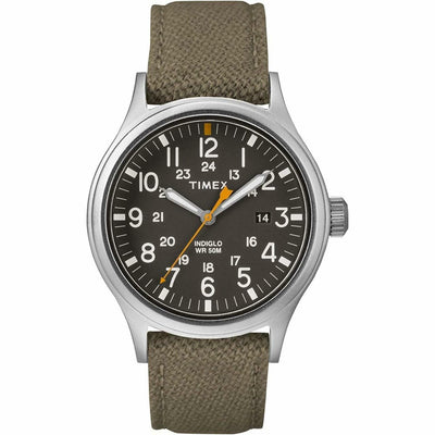 Timex Mens Allied 40 Green Nylon Strap/Black Dial Tw2R46300