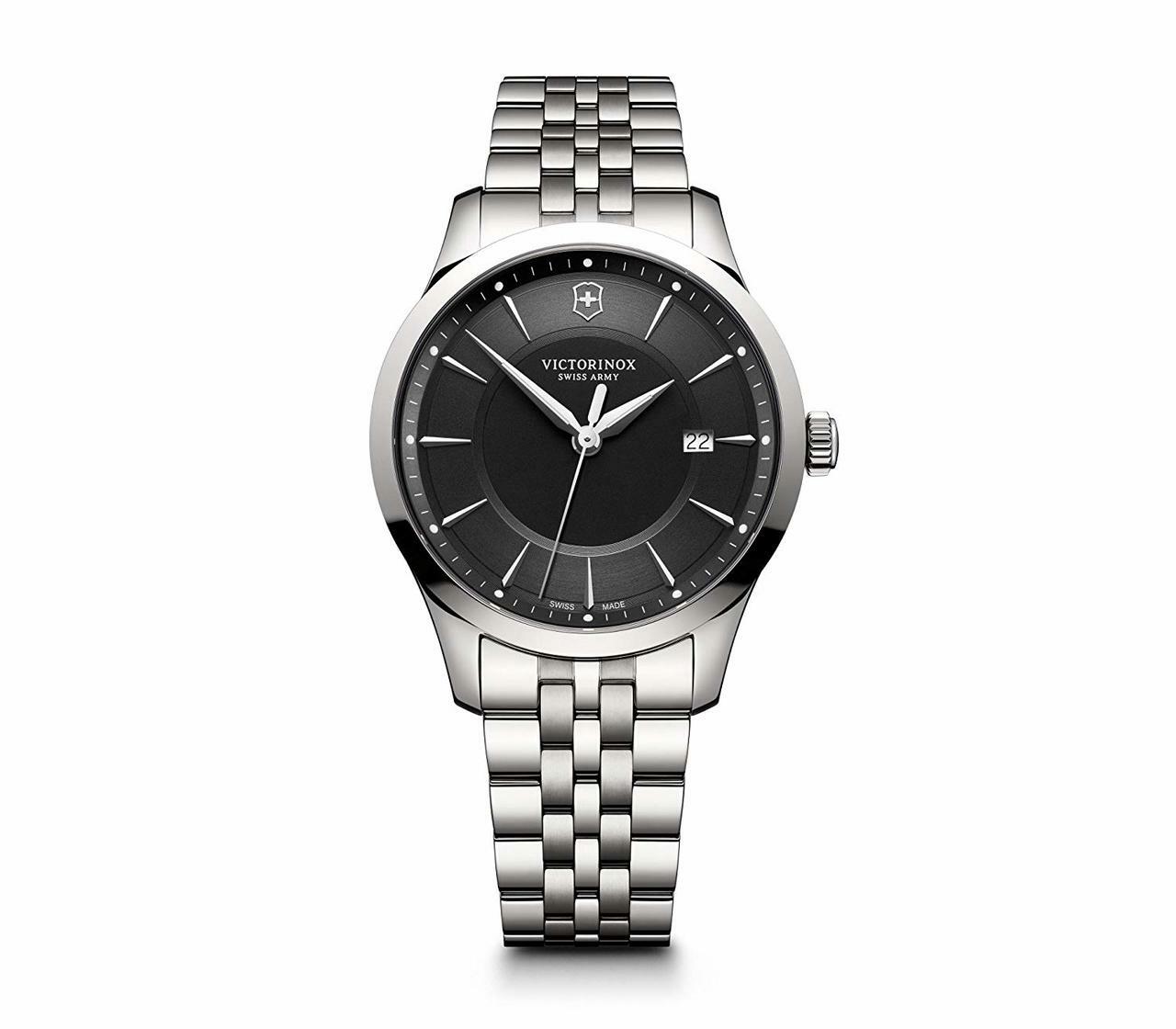 Victorinox Alliance Black Dial Stainless Steel 241801 Mens Watch