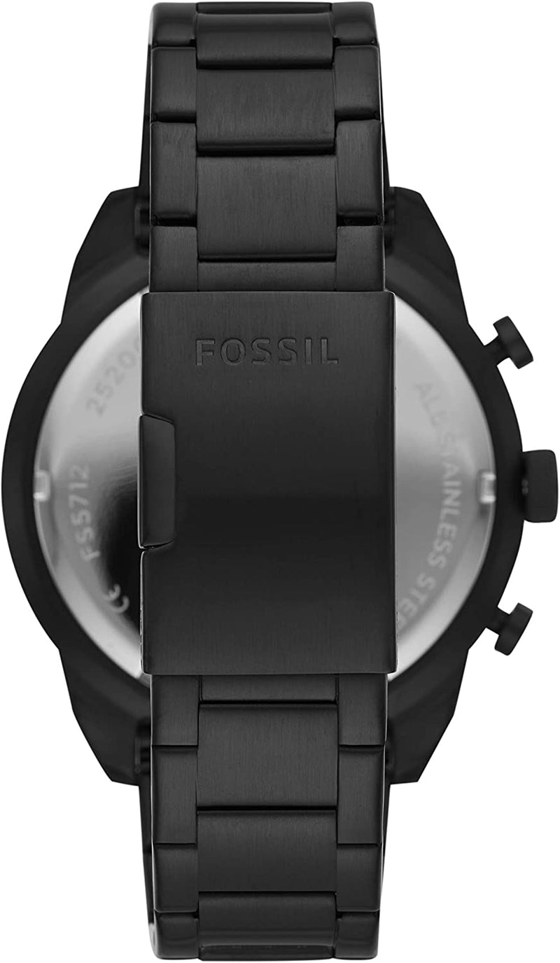 Fossil Bronson Chronograph Black Dial Mens Watch FS5712