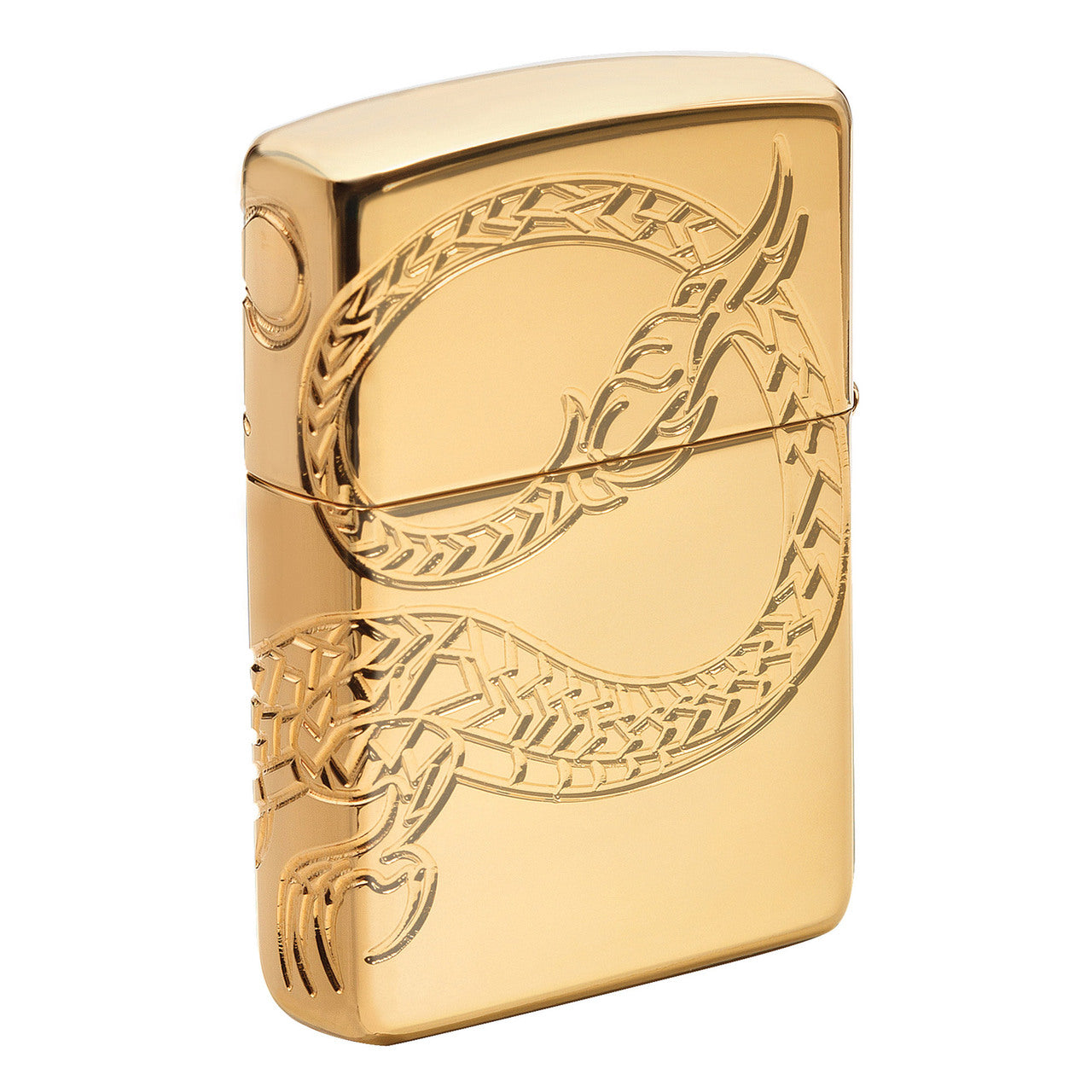Zippo 29265 Red Eye Dragon Gold Plated Lighter