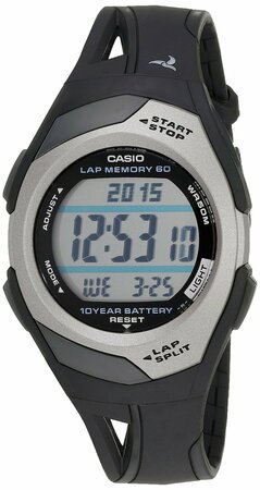 Casio Unisex Black Str300 Runner Eco Friendly Digital Watch