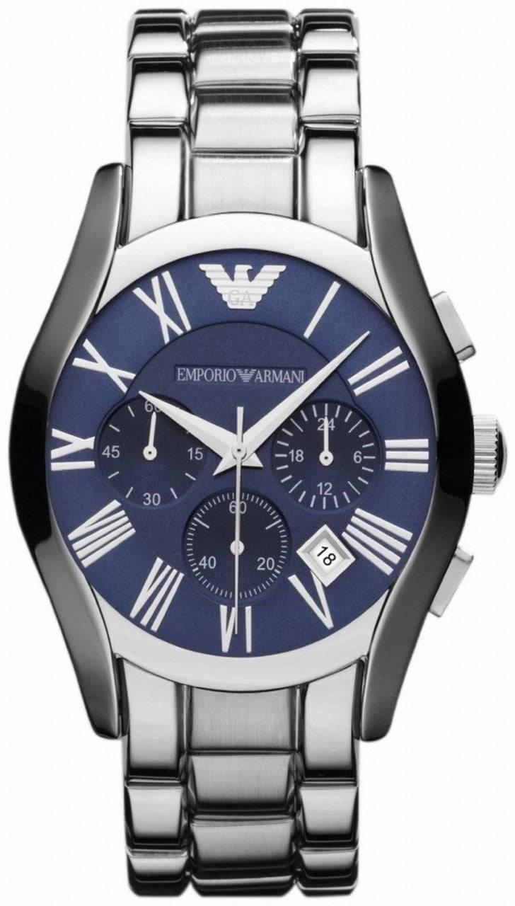 Emporio Armani Classic Blue Chronograph Ar1635 - Mens Watch