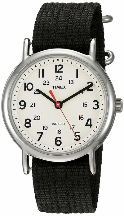 Timex Unisex Black Weekender 38Mm Watch