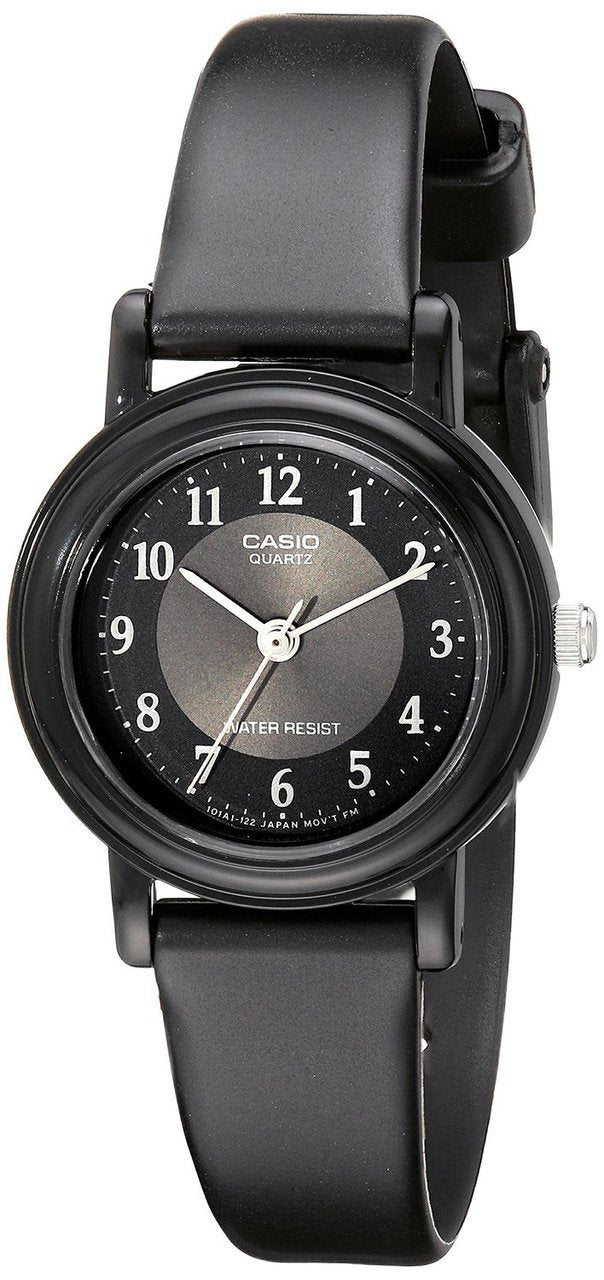 Casio Womens Lq139A-1B3 Black Classic Resin Watch