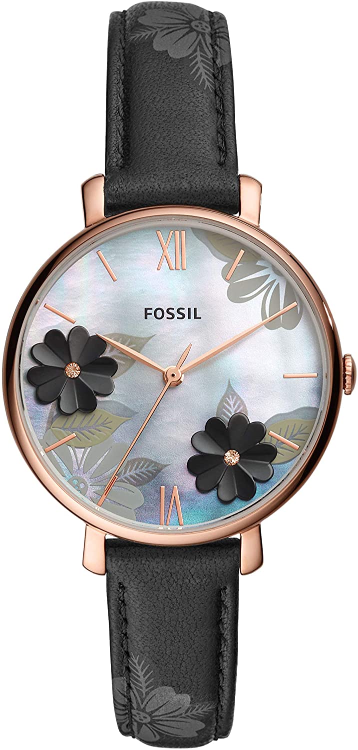 Fossil Jacqueline Three-Hand Mother of Pearl Dial Womens Watch ES4535