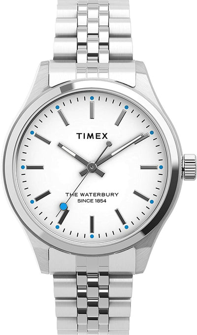 Timex Waterbury Neon 34mm Stainless Steel Watch