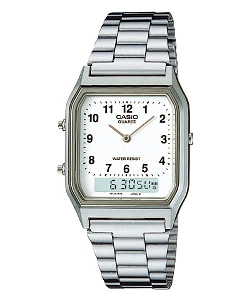 Casio General Mens Watches Digital-Analog Combination With 10 Year Battery Life Aq-230A-7Bmq - Ww