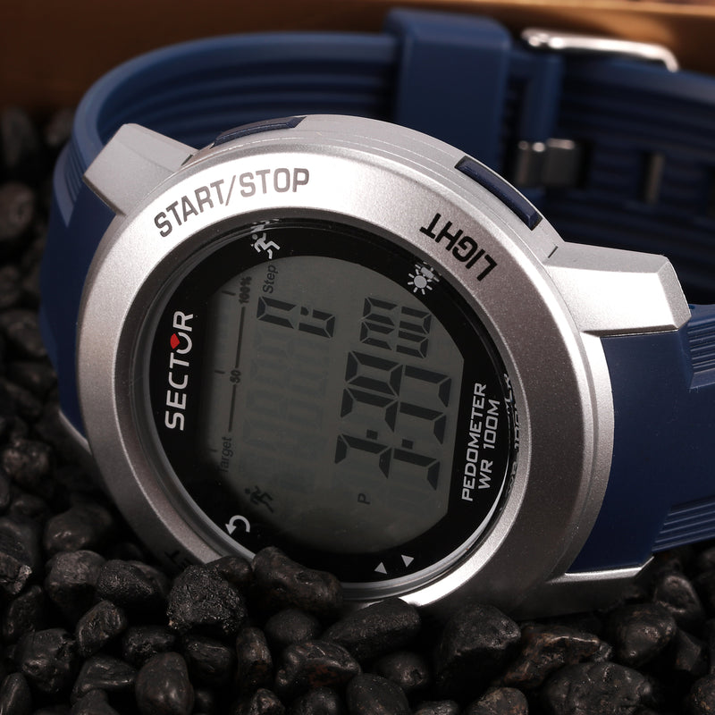 Sector EX-37 Blue Digital Watch R3251284002