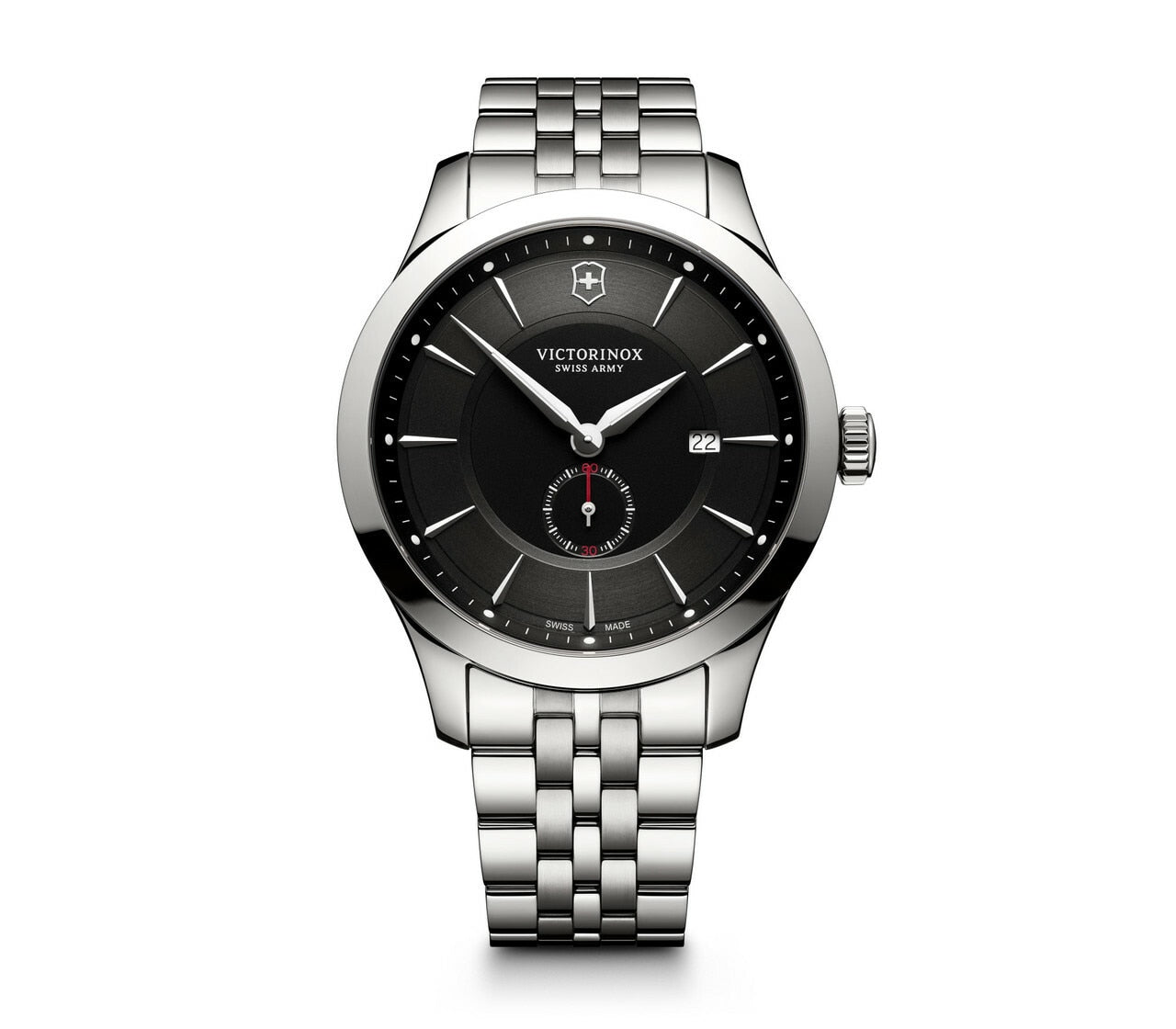 Victorinox Alliance Black Dial Stainless Steel Mens Watch