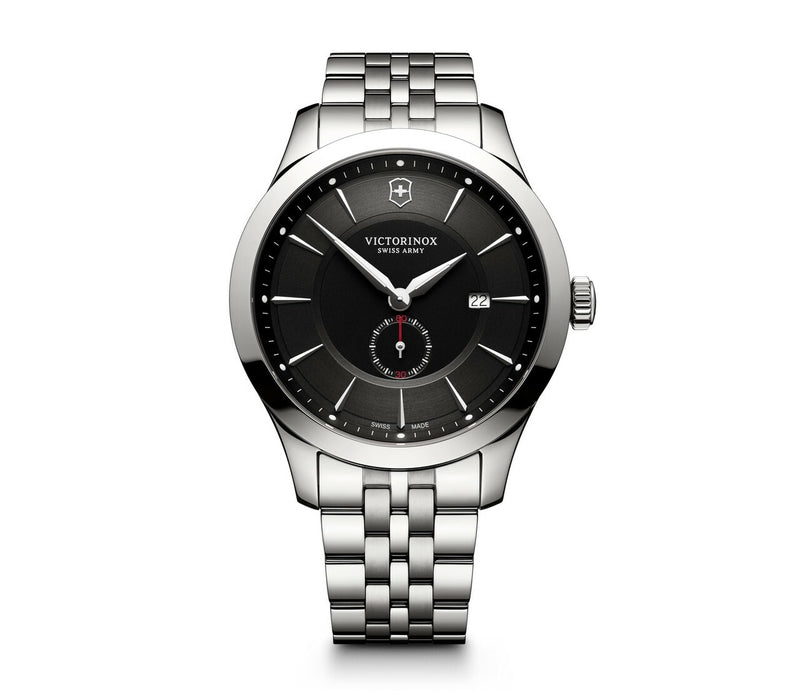 Victorinox Alliance 黑色表盘不锈钢男士手表