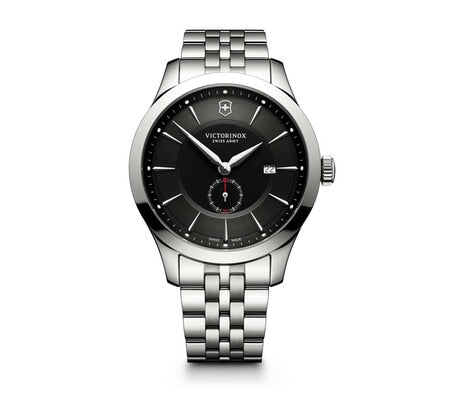 Victorinox Alliance 黑色表盘不锈钢男士手表