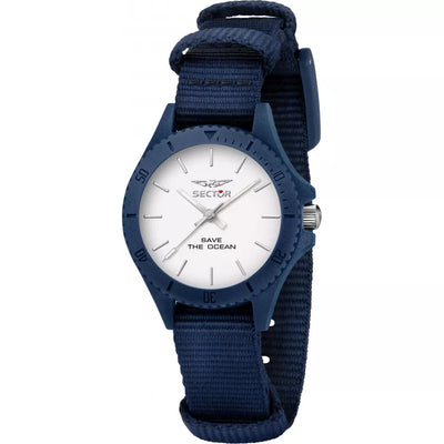 Sector Ladies Save The Ocean Blue Nato Watch R3251539502