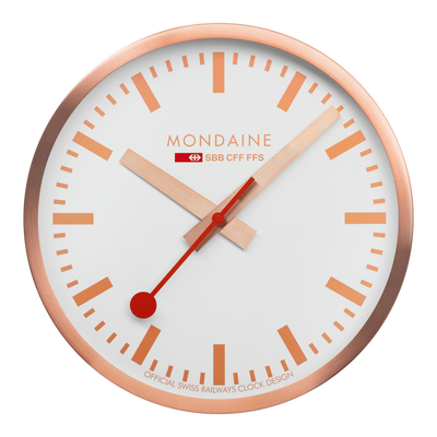 MONDAINE OFFICIAL SWISS RAILWAYS WALL CLOCK