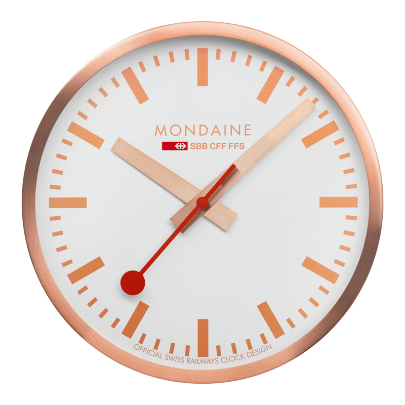 MONDAINE OFFICIAL SWISS RAILWAYS WALL CLOCK