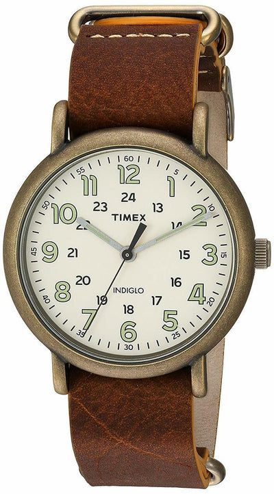 Timex hot sale weekender gold