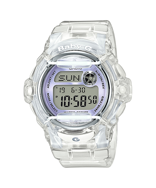 Casio Baby-G Bg169R-7E Semi-Transparent Womens Sports Watch