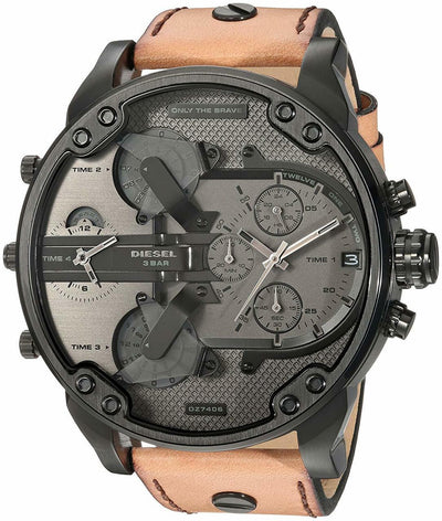 Diesel Mr. Daddy 2.0 Chronograph Brown Leather Watch