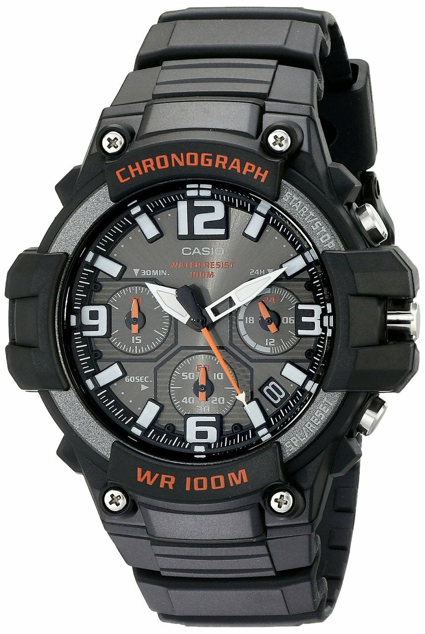 Casio Mens Mcw-100H-1Avcf Heavy Duty Design Watch With Black Silicone Band Watch